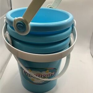 Care Bears Blue Plastic Sand Bucket Set of 4